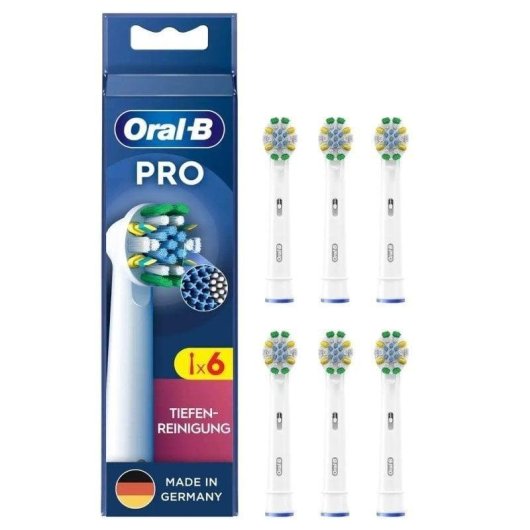 Aufsteckbürste Oral-B Deep Cleaning 6 Einheiten X-Borsten Wechselindikator