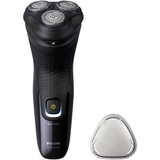 Rasoir pour Visage Philips X3021/00 Sans Fil 40min Sec et Humide 3 Têtes Tondeuse Précision