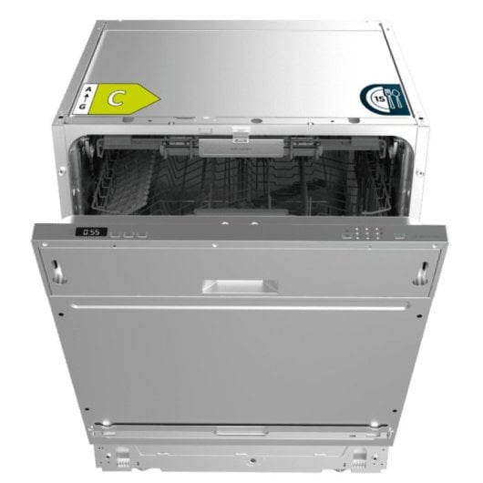 Cecotec Bolero Aguazero 6500 Full-BI Lavavajillas Integrable 60Cm 15 Cubiertos 6 Programas C Inox
