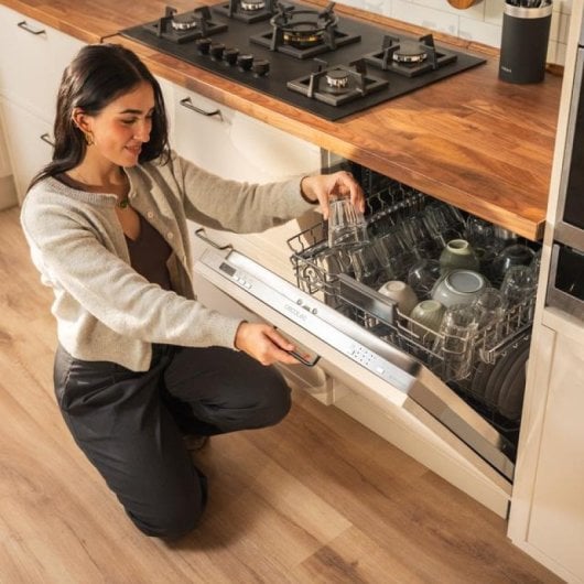 Cecotec Bolero Aguazero 6500 Full-BI Lavavajillas Integrable 60Cm 15 Cubiertos 6 Programas C Inox