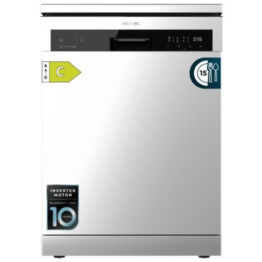 Cecotec Bolero Aguazero 6500 Lavavajillas 60Cm 15 Cubiertos 6 Programas C Inox