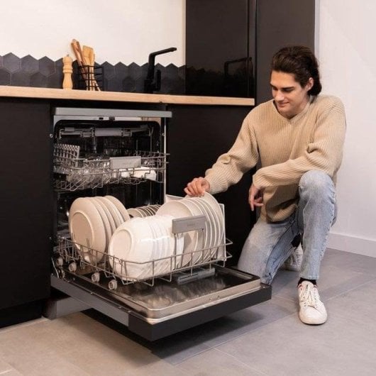 Geschirrspüler Cecotec Bolero Aguazero 6500 15 Maßgedecke C Inverter Plus DualZone Edelstahl