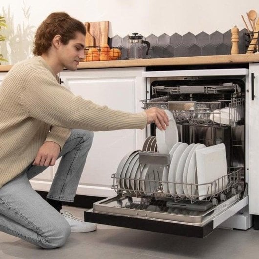 Lavavajillas Cecotec Bolero Aguazero 6500 15 Serviços Classe C com Auto Open e Motor Inverter Plus