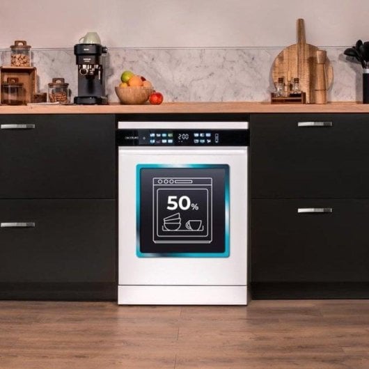 Lavavajillas Cecotec Bolero Aguazero 6210 15 Serviços Classe D FullColor XXL