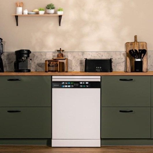 Lavavajilhas Cecotec Bolero Aguazero 6700 15 Talheres Classe B Motor Inverter Plus Turbo Dry+