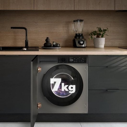 Lava-linge Cecotec Bolero DressCode 750 BI Hublot 7kg 1200rpm A Inox Vapeur Antiallergique