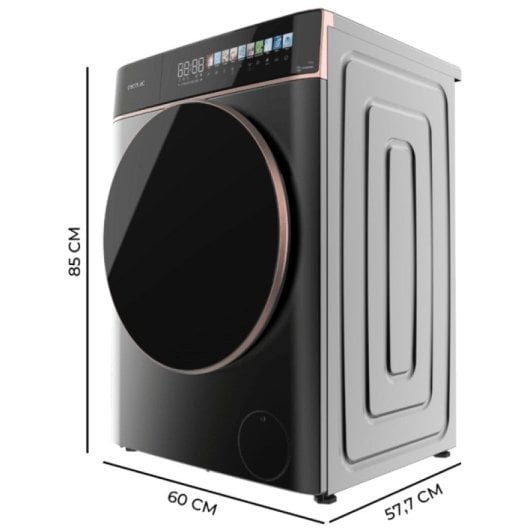 Cecotec Bolero DressCode 10900 Lavatrice a carica frontale da 10 kg, 1400 giri/min, classe A, colore: Nero
