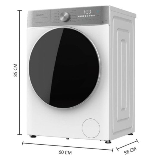 Cecotec Bolero DressCode 9800 Máquina de Lavar Roupa 9 Kg 1400 Rpm 16 Programas Branca A