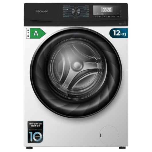 Cecotec Bolero DressCode 120700 Lavadora De Carga Frontal 12kg 1400 Rpm 15 Programas A Blanco