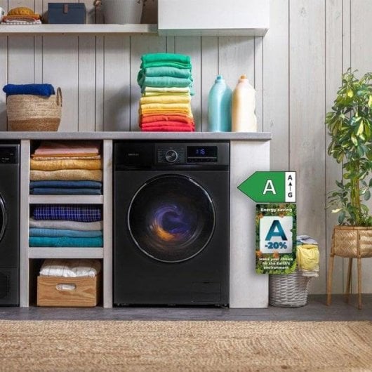 Máquina de Lavar Roupa Cecotec Bolero DressCode 12500 12 kg 1400rpm A Cinzento Inverter Vapor