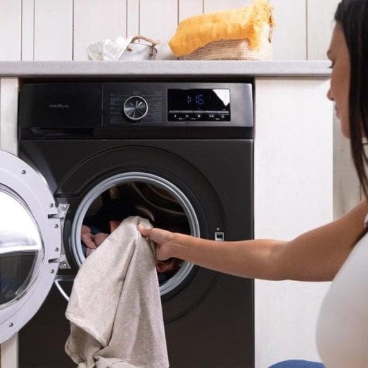 Máquina de Lavar Roupa Cecotec Bolero DressCode 12500 12 kg 1400rpm A Cinzento Inverter Vapor