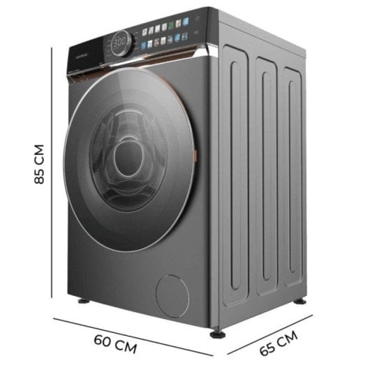 Lavadora Cecotec Bolero DressCode 12980 Carga Frontal 12 kg 1400 rpm A Acero Direct Drive UV SteamMax