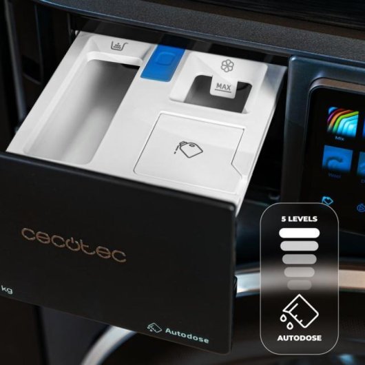 Cecotec Bolero DressCode 9950 Inverter 3D Lavadora Autodosis 9 Kg 1400 Rpm 13 Programas A Azul