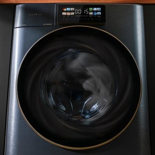 Lave-linge à chargement frontal Cecotec Bolero DressCode 10950, bleu glacier, 10 kg, 1400 tr/min, 13 programmes A, bleu/acier inoxydable
