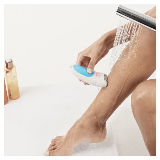 Épilateur Braun Silk Epil 5-605 28 pinces Blanc/Bleu