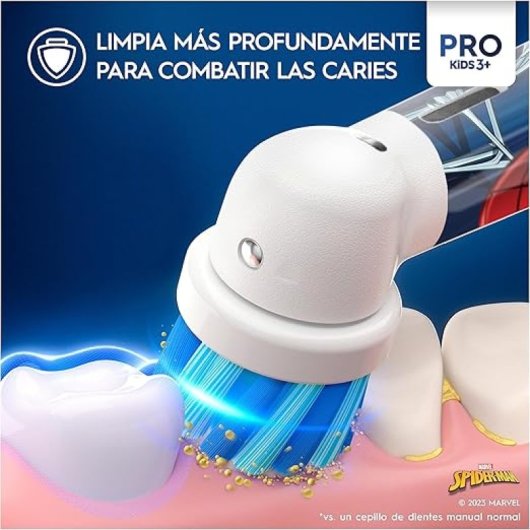 Oral B Pro Kids Cepillo Infantil +3 Años Spider Azul/Rojo