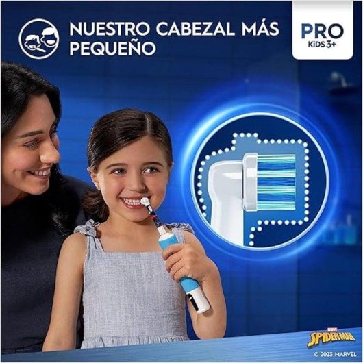 Escova de Dentes Elétrica Criança Oral-B Pro Kids Spider 2 Modos 1 Cabeça Temporizador