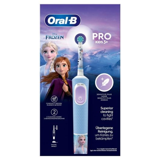 kinderzahnbürste Elektrisch Oral-B Pro Kids Frozen 2 Modi Timer