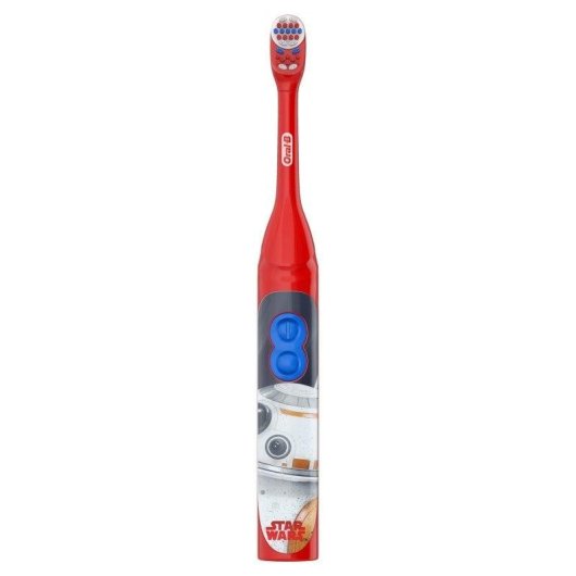 Oral B Cepillo Dental Electrico +3 Años Star Wars Pilas Rojo