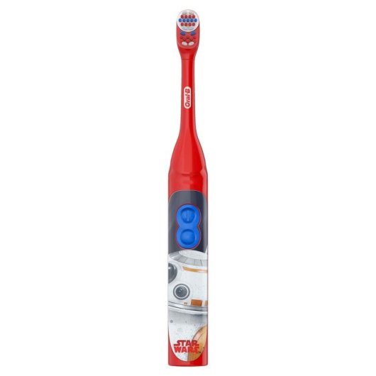 Oral B Cepillo Dental Electrico +3 Años Star Wars Pilas Rojo