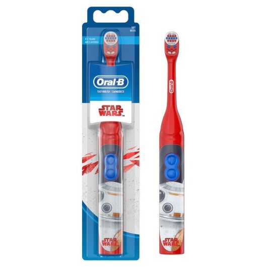 Oral B Cepillo Dental Electrico +3 Años Star Wars Pilas Rojo