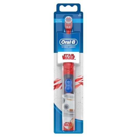 Oral B Cepillo Dental Electrico +3 Años Star Wars Pilas Rojo