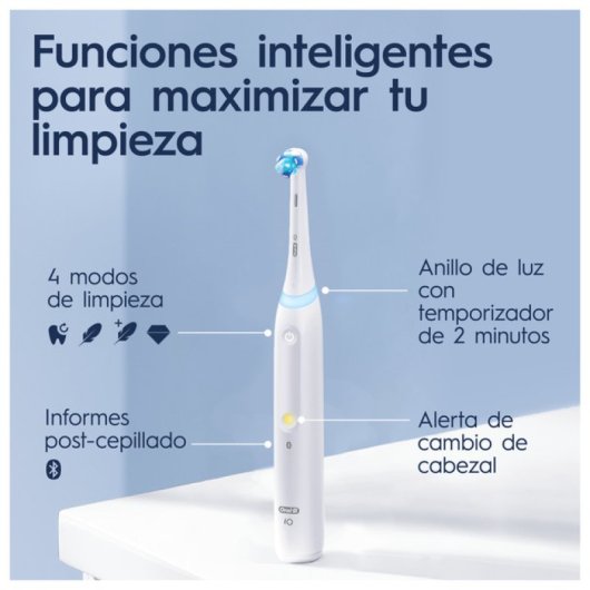 Oral B Series 4 Io Cepillo Dental Blanco