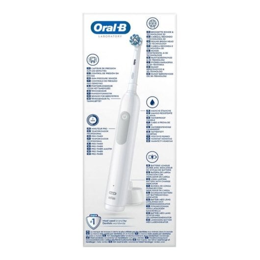 Escova Elétrica Oral-B Pro 1 Branco Tecnologia 3D Limpeza Profunda 1 Modo