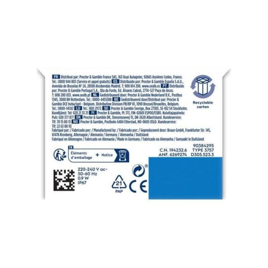 Oszillierende Zahnbürste Oral-B Pro 1 1 Modus Drucksensor Timer