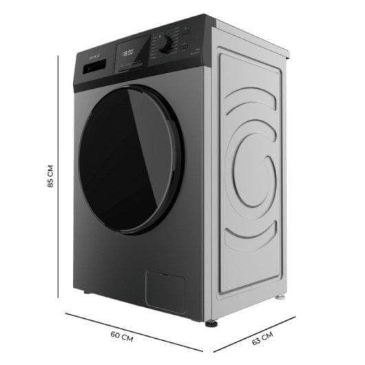 Cecotec Bolero DressCode 10410 Inverter Steel Lavadora De Carga Frontal 16 Programas 10Kg A Negro