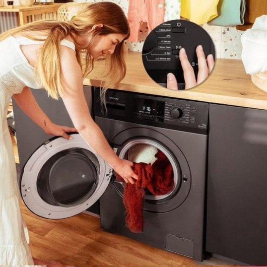 Lavadora Cecotec Bolero DressCode 10410 Carga Frontal 9Kg 1400rpm A Acero Inverter Vapor