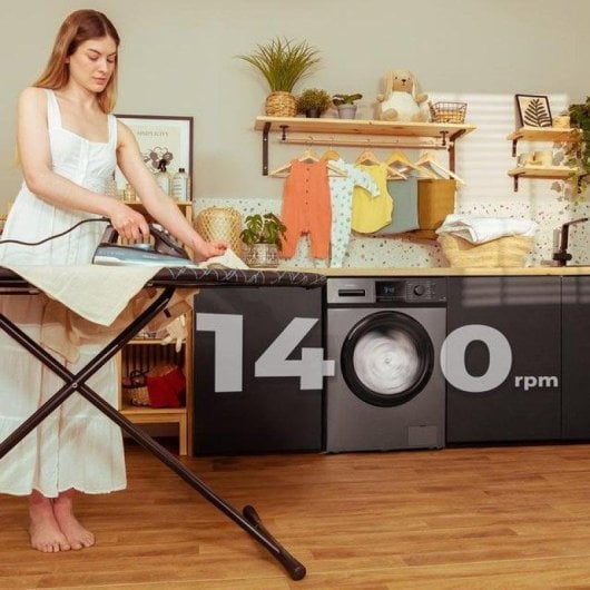 Lavadora Cecotec Bolero DressCode 10410 Carga Frontal 9Kg 1400rpm A Acero Inverter Vapor