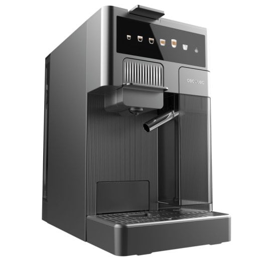 Cecotec FreeStyle Latte Máquina de Café Expresso Depósito De Leite Compacto 4 Em 1 Apta para Café Moído Cinzenta