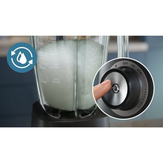 Philips HR3040/00 Frullatore Metal Series 1200W 2L Nero
