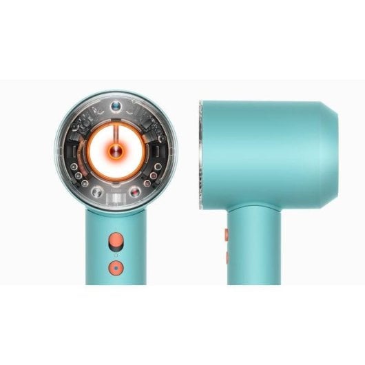 Sèche-cheveux Professionnel Dyson Supersonic Nural 1600W 4 Températures 3 Vitesses avec Accessoires Bleu Orange