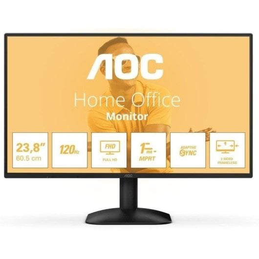 Monitor PC AOC 24B31H 23.8" FullHD 120Hz IPS Senza Cornici 1ms Adaptive Sync