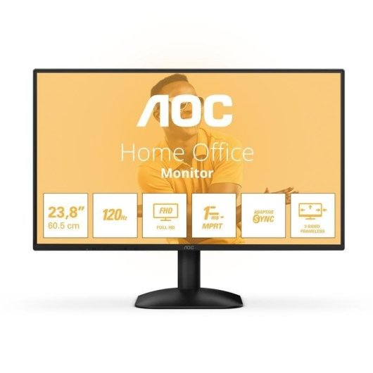 Monitor PC AOC 24B31H 23.8" FullHD 120Hz IPS Senza Cornici 1ms Adaptive Sync