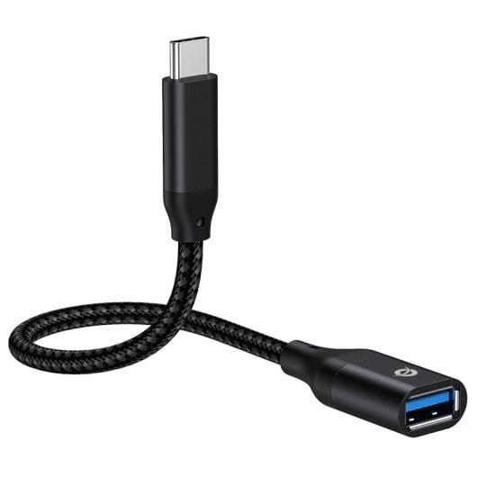 Conceptronic ABBY18B OTG-Adapter USB-C auf USB-A 3.2 Gen 2 10Gbps Schwarz