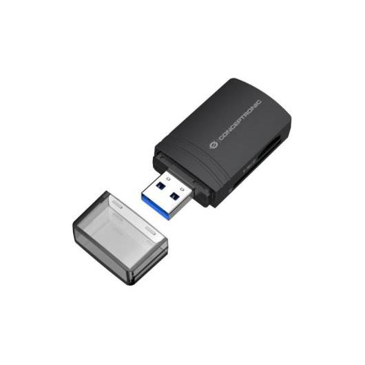 Lector de Tarjetas USB 3.0 Conceptronic BIAN06B SD/TF 4.0 UHS-II