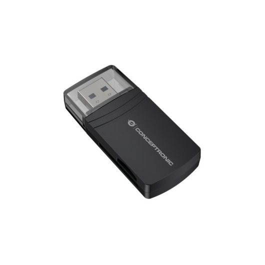 Lector de Tarjetas USB 3.0 Conceptronic BIAN06B SD/TF 4.0 UHS-II