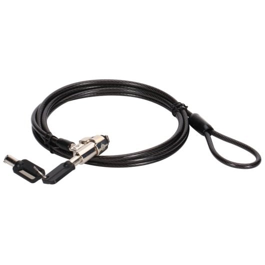 Conceptronic Candado con Llave para Portátil Ranura de Seguridad Estándar 1.8m Negro