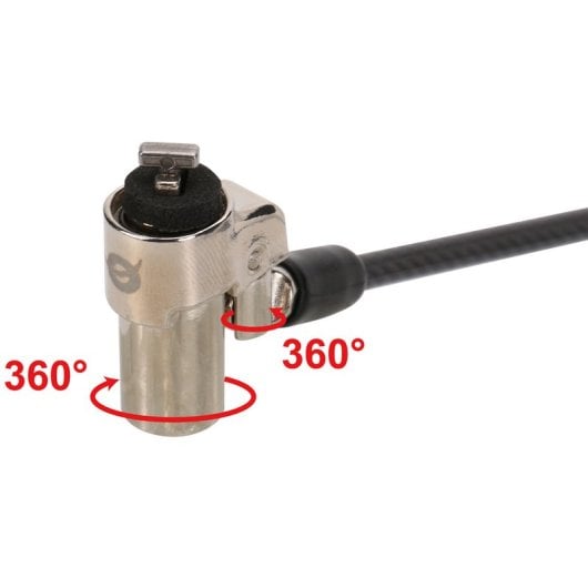 Conceptronic Candado con Llave para Portátil Ranura de Seguridad Estándar 1.8m Negro