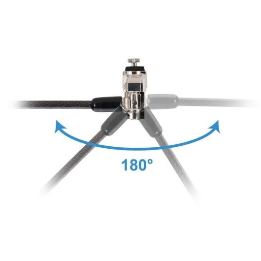 Lucchetto con Chiave per Portatile Conceptronic 1,8 m Nero