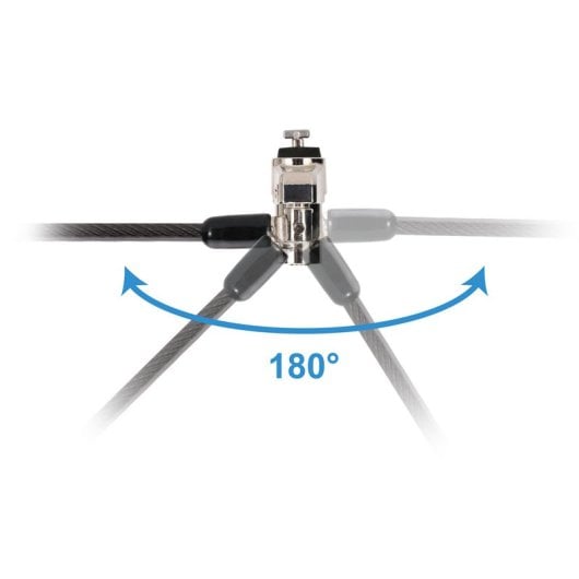 Conceptronic Candado con Llave para Portátil Ranura de Seguridad Estándar 1.8m Negro