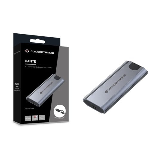 Boîtier SSD Conceptronic M.2 NVMe USB 3.2 Gen 2