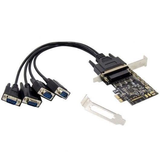 Scheda PCIe Conceptronic EMRICK12B 4 Porte Seriali RS232 DB9 256B FIFO