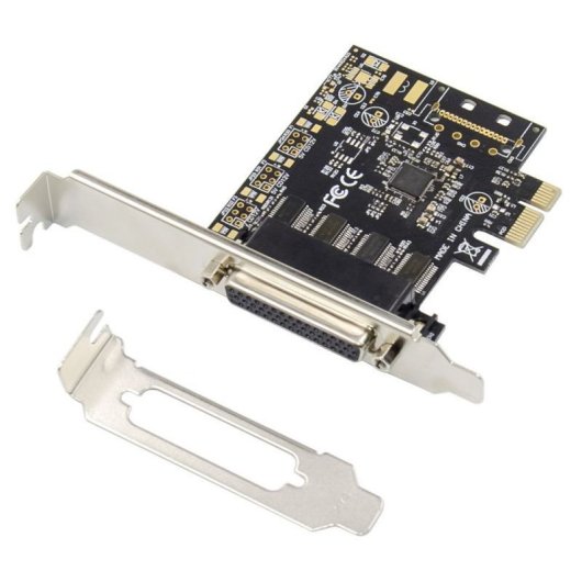 Conceptronic Tarjeta PCIe Serie de 4 Puertos DB9 RS232