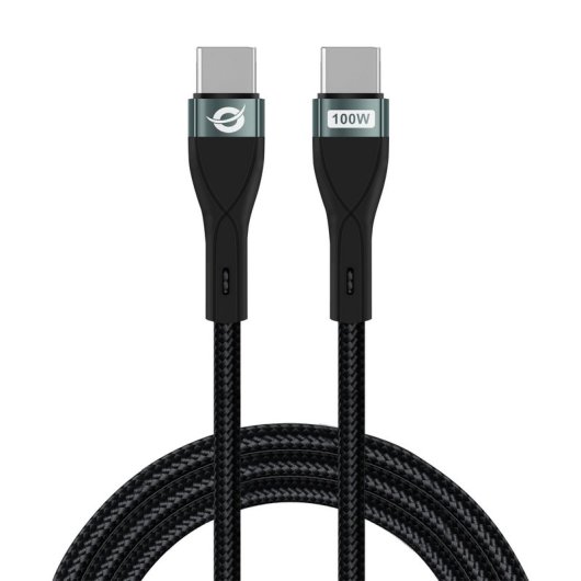 Conceptronic Cable de Carga Rápida USB-C PD 3.0 100W 20V/5A 480Mbps con Chipset E-Mark 2m Negro