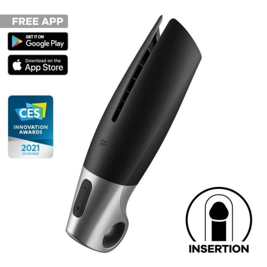 Satisfyer Power Masturbator Connect App Schwarz