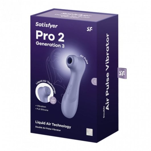 Satisfyer Pro 2 Generation 3 Connect App con Tecnología Liquid Air y Bluetooth Morado